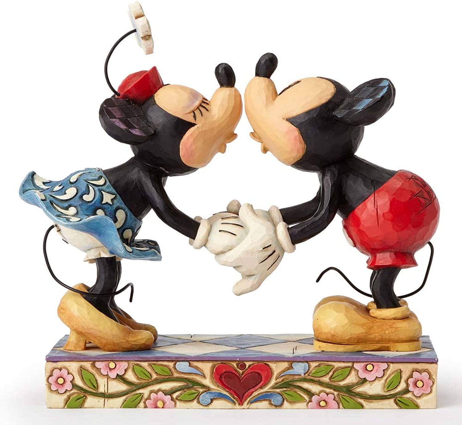 Mickey & Minnie Kissing Figure